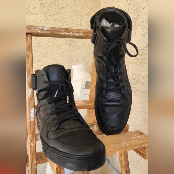 GUCCI HIGHTOP STRAP SNEAKER - Picture 3 of 15